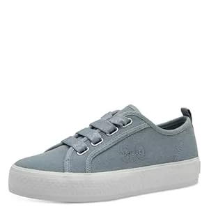 s.Oliver Sneaker & Sportschuhe s.Oliver Damen Plateau Sneaker mit Breiten Schnürsenkeln Low Top