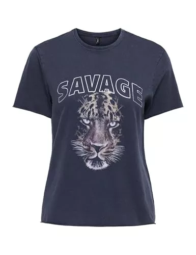 ONLY T-Shirts ONLY Damen Onllucy Life Reg S/S Top Box JRS