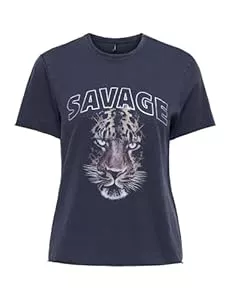 ONLY T-Shirts ONLY Damen Onllucy Life Reg S/S Top Box JRS