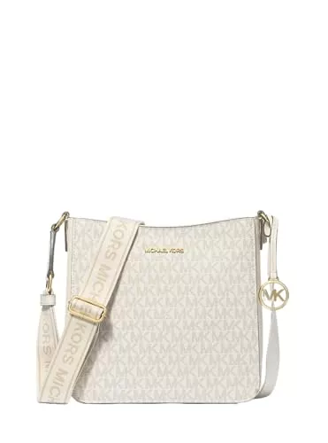 Michael Kors Taschen & Rucksäcke Michael Kors Jet Set Travel Small Signature Logo Crossbody Messenger Bag Vanilla, vanille, Small