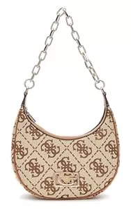 GUESS Taschen & Rucksäcke GUESS Circe Hobo Shoulder Bag Latte Logo