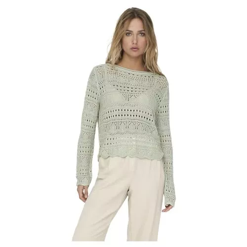 JACQUELINE de YONG Pullover & Strickmode JACQUELINE de YONG Damen Jdysun Lay L/S Boatneck Pullov. KNT Noos Strickpullover