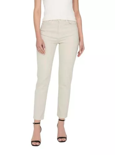 ONLY Jeans ONLY Female Straight-Fit Jeans ONLEMILY Hohe Taille Gerade geschnitten Jeans