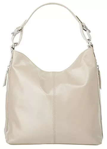 Samantha Look Taschen & Rucksäcke Samantha Look Handtasche Echt Leder Damen | Made in Italy, elegante Schultertasche, Umhängetasche aus Leder | 017580