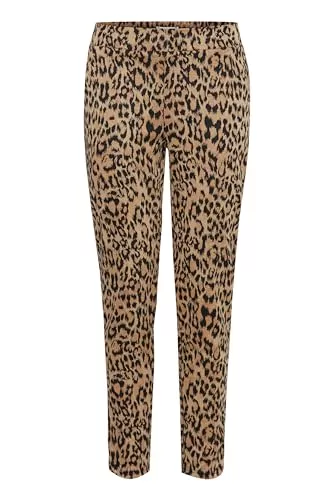 ICHI Hosen ICHI IHKATE Leopard Jacquard PA Damen Stoffhose Hose 80% Polyester, 18% Viskose, 2% Elasthan Regular fit