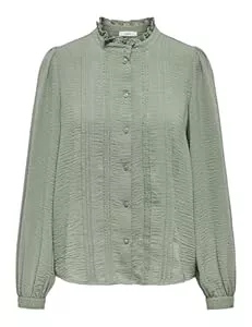 JdY Langarmblusen JdY Damen Jdyellis L/S Lace Shirt WVN Noos Langarmbluse