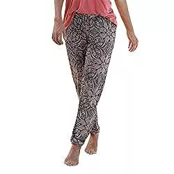 yeyeyo Hosen yeyeyo Damen Sommerhose Haremshose Freizeithose Bedruckte Boho Strand Hosen Lässige Haremshose Casual Strandhose Bohemian Beach Pants Freizeithose mit Taschen Frauen Hosen Jogginghose