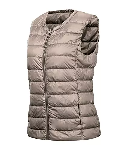 Peuignao Westen Daunenweste Damen Leicht Leichte Steppweste Damen Puffer Weste Daunen Damen Daun Weste Ärmellose Daunenjacke Jacke Damenwesten Ärmellos Damen Westen Frauen Stepp Damen Weste Oversize Große Größen