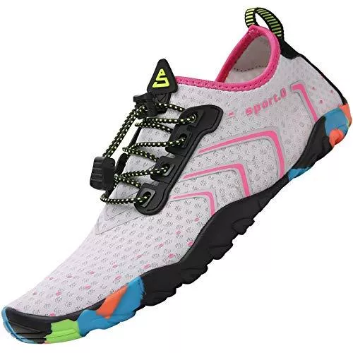 SAGUARO Sneaker & Sportschuhe SAGUARO Badeschuhe Damen Herren Wasserschuhe Aquaschuhe Barfuß Schuhe rutschfeste Schnell Trocknend Strandschuhe Schwimmschuhe