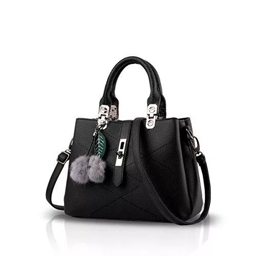 NICOLE &amp; DORIS Taschen & Rucksäcke NICOLE &amp; DORIS 2021 Neue Welle Paket Kuriertasche Damen weiblichen Beutel Handtaschen für Frauen Handtasche Schwarz