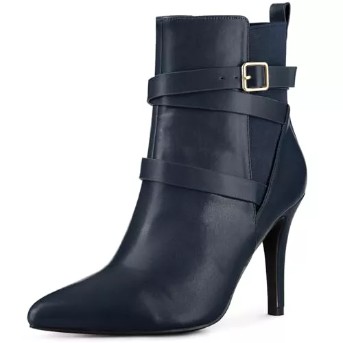 Perphy Stiefel Perphy Chelsea-Stiefel, spitzer Zehenbereich, Stiletto, hoher Absatz, Stiefelette für Damen