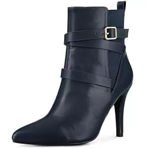 Perphy Stiefel Perphy Chelsea-Stiefel, spitzer Zehenbereich, Stiletto, hoher Absatz, Stiefelette für Damen