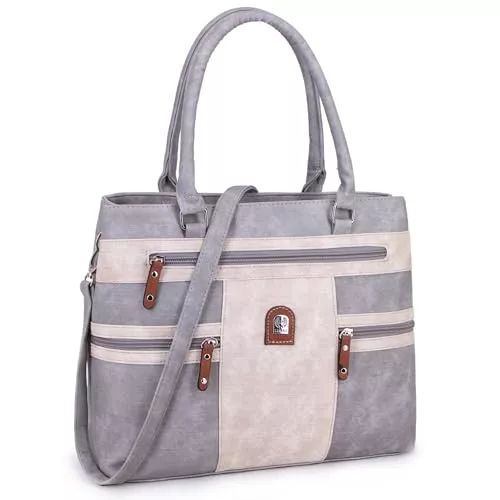 irisaa Taschen & Rucksäcke irisaa Handtasche Damen Shopper Mittelgroß Schultertasche Multifunktionale Henkeltasche Umhängetasche mit Abnehmbarem Schulterriemen und vielen Fächern