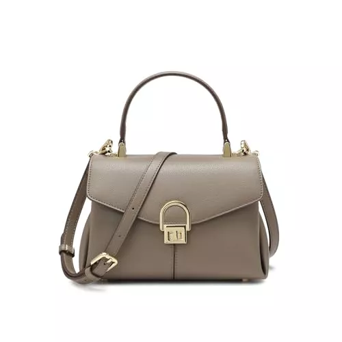 quipuda Taschen & Rucksäcke quipuda Handtasche Damen Klein，Leder Umhängetasche Damen ，Kommt mit abnehmbarem Schultergurt