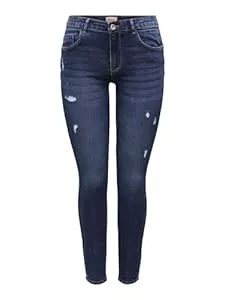 ONLY Jeans ONLY Damen Onldaisy Reg Push Up Sk ANK Dest DNM Box Jeans