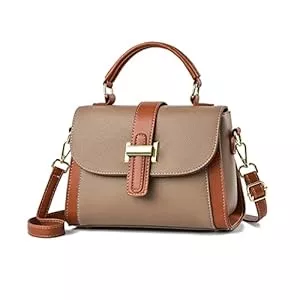 NICOLE & DORIS Taschen & Rucksäcke NICOLE & DORIS Kleine Handtasche Damen Mode Umhängetasche Elegant Schultertaschen PU Leder Satchel Handtasche Mehrfarbige Henkeltasche Mädchen Crossbody Bag