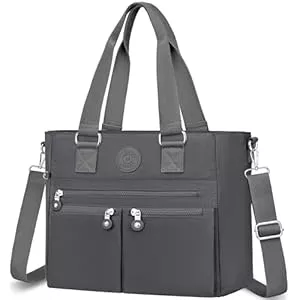 VOBUKE Taschen & Rucksäcke VOBUKE Handtasche Damen Groß Tasche Nylon Umhängetasche Große Wasserdichte Crossbody Bag mit Vielen Fächern Tote Bag Mittelgroß Schultertasche Damenhandtasche mit Breitem Gurt für Uni Schule Shopper