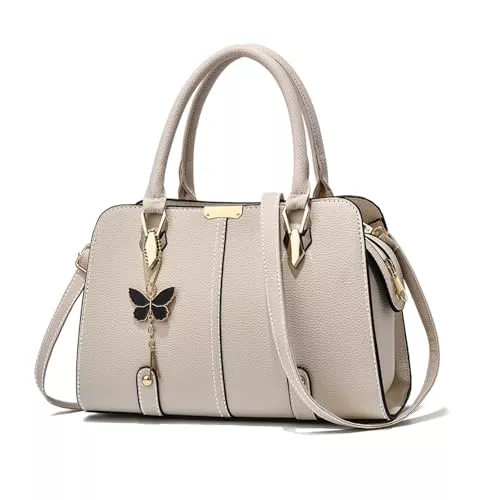 FANDARE Taschen & Rucksäcke FANDARE Damen Handtasche Tote Beutel PU-Leder Umhängetaschen Schultertasche Wasserdicht Henkeltaschen für Reisen Einkaufen Arbeiten