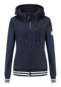 TrendiMax Kapuzenpullover TrendiMax Damen Sweatjacke Kapuzenpullover Zip Hoodie Kapuzenjacke Winter Sweatshirt Jacke