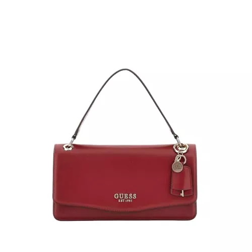 GUESS Taschen & Rucksäcke GUESS Eco Evaine Top Handle Flap Bag Red