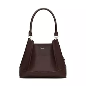 Carlheim Taschen & Rucksäcke Carlheim, Gotland Genuine Leather collection, Velvet Genuine Leather Handbag (Brown)
