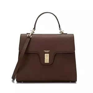 Carlheim Taschen & Rucksäcke Carlheim, Gotland Genuine Leather collection, Estelle Genuine Leather Handbag (Brown)