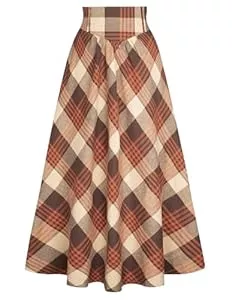 SCARLET DARKNESS Röcke SCARLET DARKNESS Damen Viktorianischer Trachtenrock Hohe Taille Lacing Mittelalter Maxi Rock
