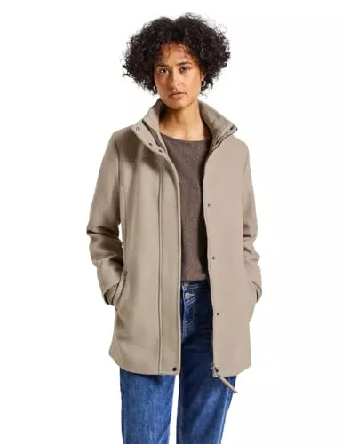 Street One Mäntel Street One Damen Kurzmantel mit Strickdetails