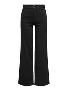 ONLY Jeans ONLY Female Jeans mit weitem Bein ONLMADISON Hohe Taille Weiter Beinschnitt Jeans