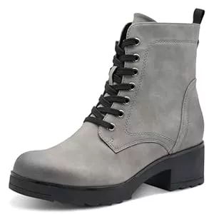 MARCO TOZZI Stiefel MARCO TOZZI Damen Stiefeletten zum Schnüren mit Absatz Vegan