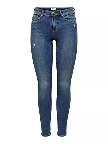 ONLY Jeans ONLY Female Skinny Jeans ONLWAUW Mittlere Taille Skinny Fit Jeans