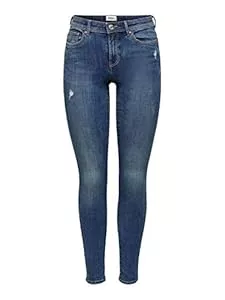 ONLY Jeans ONLY Female Skinny Jeans ONLWAUW Mittlere Taille Skinny Fit Jeans