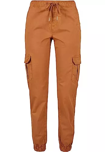 Urban Classics Hosen Urban Classics Damen Ladies High Waist Cargo Jogging Pants