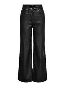 ONLY Hosen ONLY Damen Onlhope-Mady Hw Faux Leather Cc PNT Rp Hose