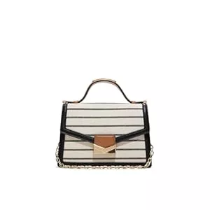 ALDO Taschen & Rucksäcke ALDO Damen Philanie Tasche mit Tragegriff Oben, Schwarze Kombo