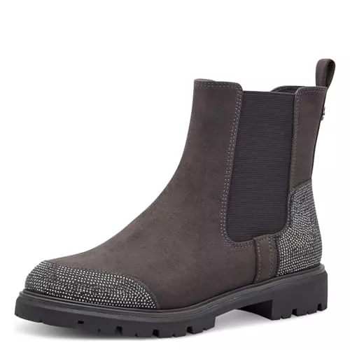 MARCO TOZZI Stiefel MARCO TOZZI by Guido Maria Kretschmer Damen Chelsea Boots Flach mit Reißverschluss