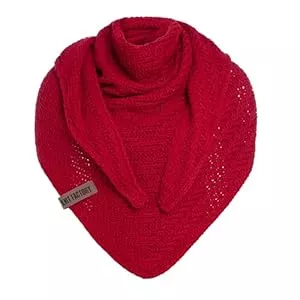 KNIT FACTORY Schals & Tücher KNIT FACTORY - Dreiecksschal Sally - Damen Strickschal mit Wolle - Grob gestrickten Schal - Hochwertige Qualität - XXL Schal - 220x85 cm