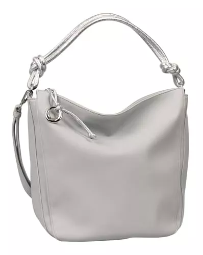 Gabor Taschen & Rucksäcke Gabor bags Laria Damen Hobo Bag Schultertasche Groß Grau