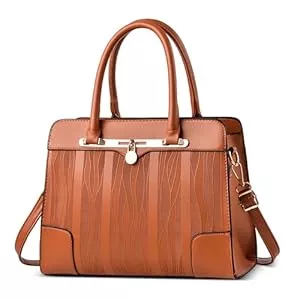 DORRISO Taschen & Rucksäcke DORRISO Mode Damen Henkeltasche PU Leder Lässig Elegante Handtasche mit Mehreren Taschen Schultertasche für Reise Urlaub Business Nachmittagstee Einkaufen Damen Klassische Kuriertaschen