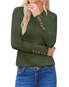 Hotouch Pullover & Strickmode Hotouch Pullover Damen Elegant Langarm Strickpullover Rundhals Gestrickt Pulli Herbst Winter Pullover Einfarbig Oberteile