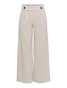 JDY Hosen JACQUELINE de YONG Female Hose mit weitem Beinschnitt JDYGEGGO Mittlere Taille Weiter Beinschnitt Hose mit weitem Beinschnitt