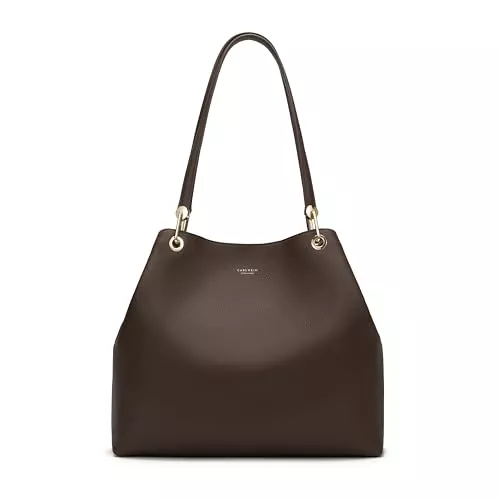 Carlheim Taschen & Rucksäcke Carlheim, Gotland Genuine Leather collection, Stella Genuine Leather Handbag (Brown)