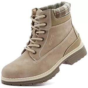 ANJOUFEMME Stiefel ANJOUFEMME Frauen Wandern Schnee Winterstiefel - Damen Trekking Walking Stiefel Wasserdicht Camping Outdoor Schuhe