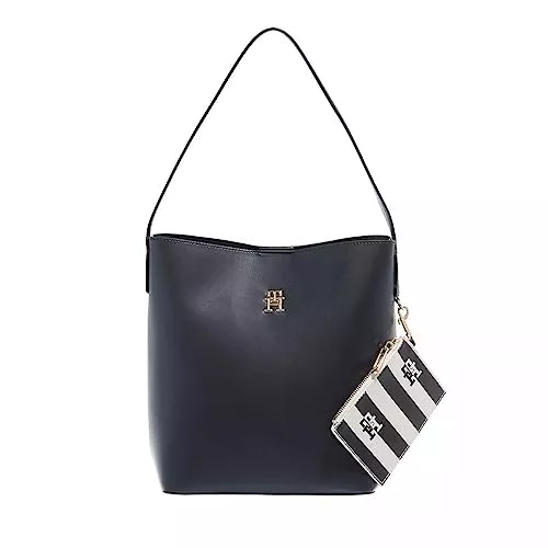 TOMMY HILFIGER Taschen & Rucksäcke TOMMY HILFIGER Iconic Tommy Bucket Bag Space Blue