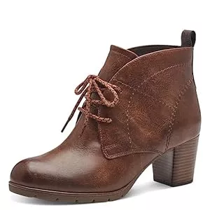 MARCO TOZZI Stiefel MARCO TOZZI Damen Stiefeletten mit Absatz zum Schnüren Elegant