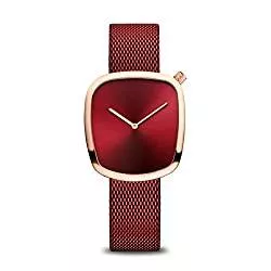 BERING Uhren BERING Damen Analog Quarz Classic Collection Armbanduhr mit Edelstahl Armband und Saphirglas 18034-363