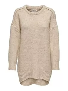 ONLY Pullover & Strickmode ONLY Damen Onlaya Life L/S Loose O-Neck Cc KNT Strickpullover