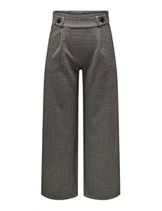 JDY Hosen JACQUELINE de YONG Female Hose mit weitem Beinschnitt JDYGEGGO Mittlere Taille Weiter Beinschnitt Hose mit weitem Beinschnitt