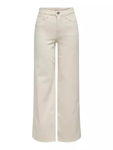ONLY Jeans ONLY Female Jeans mit weitem Bein ONLMADISON Hohe Taille Weiter Beinschnitt Jeans