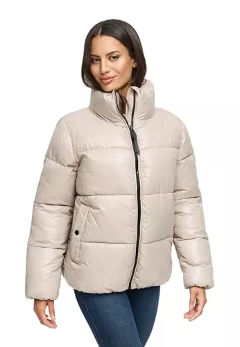 MARIKOO Jacken MARIKOO Damen Winterjacke (S-3XL) - gesteppt, hochschließender Kragen, leicht - N071
